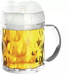 Gastro Halbă de bere din plastic SAN 0, 60 l, marcaj 0, 5 l Pahar
