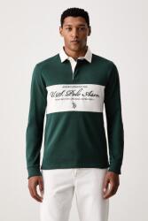 U. S. Polo Assn U. S. Polo Assn. melegítőfelső férfi pamut PREMIUM EMBROIDERY GRAPHIC RUGBY - zöld M