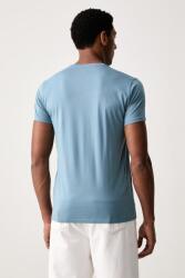 Lacoste férfi pamut póló - kék 4XL