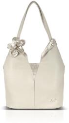 ZELLIA Női Válltáska Zlb406F Beige-Rosegold - Ch - Virág Dísszel - (ZLK-zlb406f-11219958)