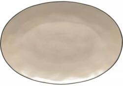 COSTA NOVA Farfurie ovală Stacked Organic Cremini 45 cm, crem