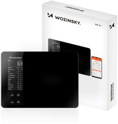 Wozinsky WIK-16 Intelligens Konyhai Mérleg Digitális Kijelzővel Bluetooth Alkalmazással - Fekete (WIK-16)