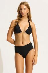 Seafolly melltartós bikini felső női Multi Fit Longline - fekete L
