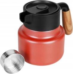 Belle Vous termosz kiöntővel és teaszűrővel, 800 ml, acél, piros (5061014882711)