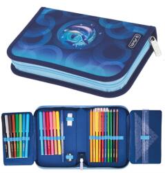 Herlitz Tolltartó töltött 2 klapnis HERLITZ 31 részes Dolphin Ride 20, 3x14x3, 5 cm