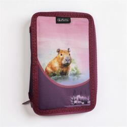 Herlitz Tolltartó üres 2 emeletes HERLITZ CapyBara pink 20 x 4, 5 x 13 cm