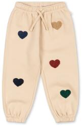 Konges Sløjd melegítő gyerek pamuttal LOU TERRY SWEAT PANTS OCS - bézs 116