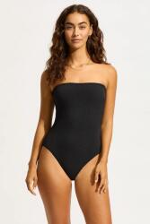 Seafolly egyrészes fürdőruha női Bandeau - fekete M