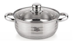  Happy Cooking Rozsdamentes Lábas Üvegfedővel 5, 8 L (RS-1227-26) (RS-1227-26)