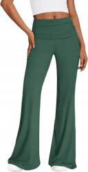  Reoria Nadrág Női Leggings Elegáns Széles Lábak Zöld XXL (B0DSPBZ9NG)