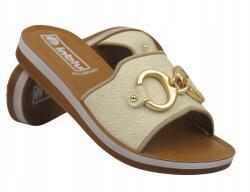 Inblu Női Flip-flop Papucs Inblu ZO-09 Bézs Kényelmes Mindennapi Öko Bőr (ZO000009.011)