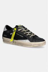 Crime London SK8 DELUXE férfi bőr - fekete Férfi 44
