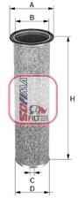 SOFIMA Filtru aer secundar SOFIMA S 7457 A (S 7457 A) - automobilus