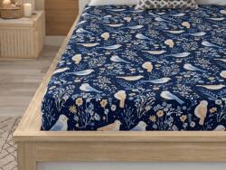  Cearsaf din microfibra DENIM BIRDS albastru 180x200 cm