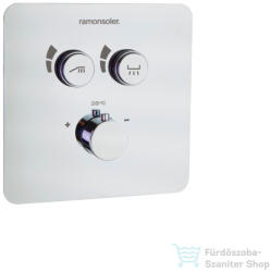 Ramon Soler RS SMART termosztátos falsík alatti kád/zuhany csaptelep, króm 85D307806 (85D307806)