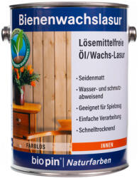 biopin méhviaszlazúr 2, 5 l színtelen (BMVL25)