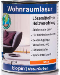 biopin beltéri lazúr aqua fehér 2, 5 l (21512)
