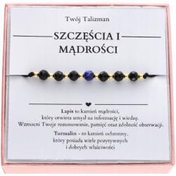 ArtWings Turmalin és lapis lazuli karkötő Boldogság És Bölcsesség Talizmán 925 (turmalin lapis)