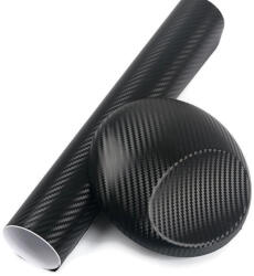 Carbins Furnérfólia Fekete Carbon 3D 152X50CM öntapadós karbon szerkezet