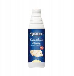  Topping öntet Fehércsokoládé 1kg Rubicone Olaszország Csokoládé szósz 1000g (F442)
