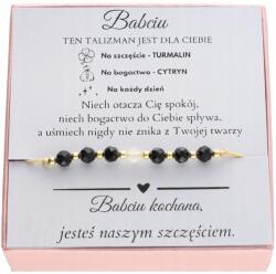 ArtWings Nagymama Karkötő Ajándék Nagymama Napjára Boldogság És Gazdagság ezüst925 (TURMALIN 5)