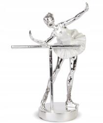 Art-Pol Táncoló balerina figura női balett ezüst ajándék dekoráció (126521)