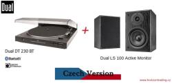 Dual DT 230 BT + DUAL LS 100 Active monitor - Set de pickup-uri și 2 difuzoare active