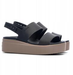 Crocs szandál Brooklyn Low Wedge Womens Fekete 37-38 Női (206453-07H)