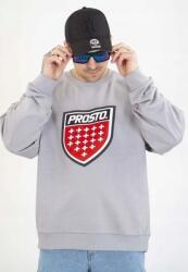 Prosto Kapucni nélküli pulóver Prosto Big Shield grey (5907494523044)