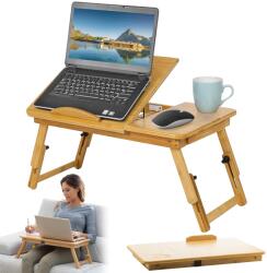 Bedee Laptop asztal Összecsukható Ágyhoz Dönthető Asztallappal 54x34cm (Składany stolik na łóżku)