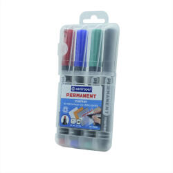 Centropen Permanent marker CENTROPEN 8566 kerek végű, 2, 5mm, 4db-os készlet (585660402) - nyomtass-olcson