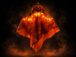 QX-IMP XL 62 cm Akasztható Halloween tök szárnyas, világítással (865040)