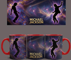  Michael Jackson - Moonwalk bögre (Piros)