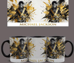  Michael Jackson - Gold bögre (Fekete)