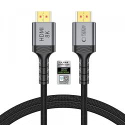 Tech-Protect Cablu Video Tech-Protect Ultraboost 2, HDMI - HDMI, 8K, 1m, Negru - gsmboutique