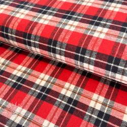  Pamutvászon FLANEL YARN DYED BRUSHED CHECK design I