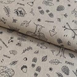  Dekorációs anyag Linenlook Wander woods doodle
