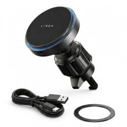 Lisen Incarcator Auto Wireless Lisen, 15W, 1.67A, Negru YL0225070006