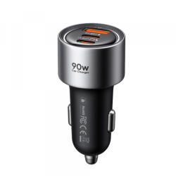 Mcdodo Incarcator Auto McDodo CC-3110 Gana, 90W, 3A, 1 x USB-A - 2 x USB-C, Negru