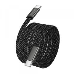BOROFONE Cablu Date si Incarcare USB-C - USB-C Borofone BX124 Peace, 60W, 1m, Negru - gsmboutique