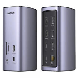 UGREEN Hub Multifunctional UGREEN Pro CM555, 13in1, Gri - gsmboutique