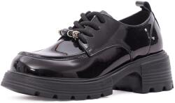 PASS Collection Pantofi dama eleganti din piele naturala lacuita, PASS Collection 1MA90002A 01-L, negru