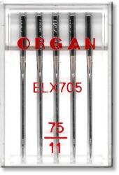 Organ Ace surfilat finete 75 - 5 buc Organ Needles Overlock ELx705 (55486075) - tiparedecroitorie