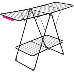 Velkea Uscator de rufe 163x62x114cm, negru, Velkea A300 (40976)