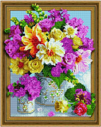 iPicasso Set goblen cu diamante, cu sasiu, Culori in armonie, 40x50 cm (5PD4050024)