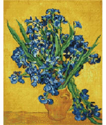 iPicasso Set goblen cu diamante, cu sasiu, Irisi - Van Gogh, 40x50 cm (PD4050160)
