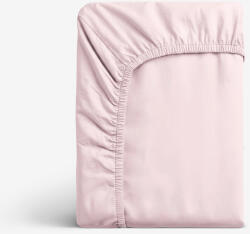 Goldea cearceaf de pat cu elastic din bumbac - roz pudră 160 x 200 cm