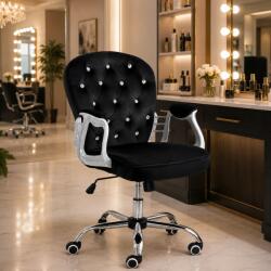 XACT Scaun de birou OFF 437, ergonomic, catifea, roti gumate, glam, 100 kg (12588-3128-2980)