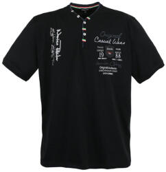 LAVECCHIA tricou bărbătesc 2042 oversize Negru 5XL