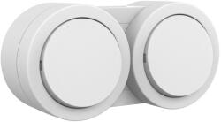 OVIVO Intrerupator dublu aplicat 10A IP54 alb Xone (EL0083920)
